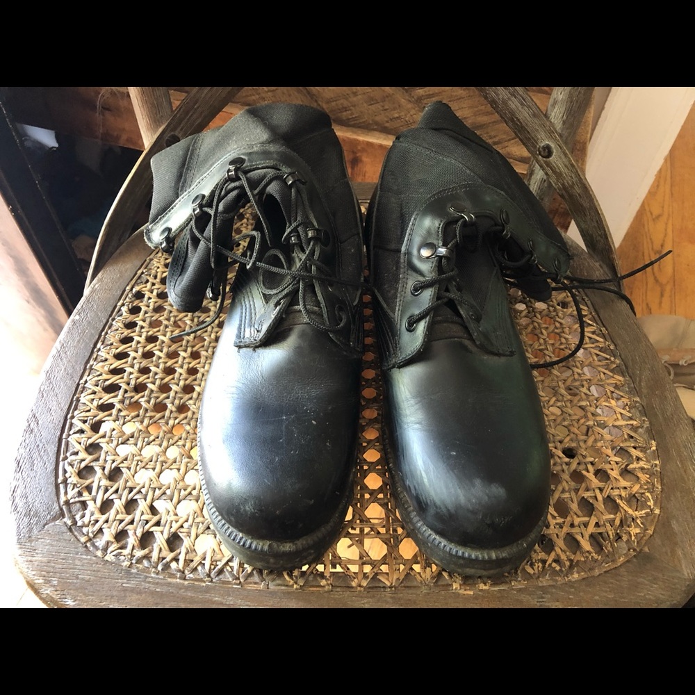 Black Men's Combat Boots